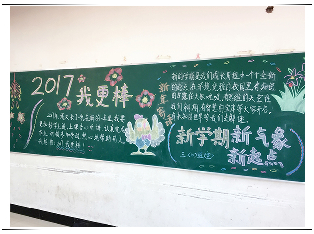 南昌現(xiàn)代外國語學(xué)校(象湖校區(qū)) 開展了新學(xué)期黑板報評比活動